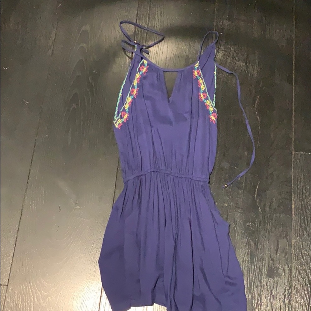 Navy romper